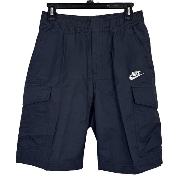 Nike Men’s SPE Woven Utility Cargo Shorts Small Faded Gray Knee Length NWT - Picture 1 of 14